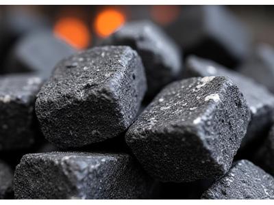 Lump charcoal made from sustainably harvested hardwood, with smoky texture and warm inviting tones.
